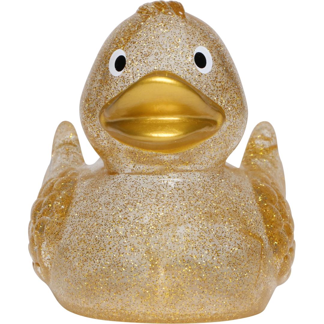 M131004 Glitter/gold - Rubber duck, wings - mbw